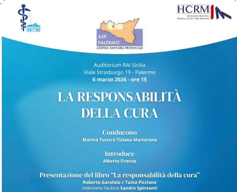 CONFRONTO PUBBLICO PROMOSSO DALL’ASP DI PALERMO SU ETICA, MEDICINA E CURE PALLIATIVE