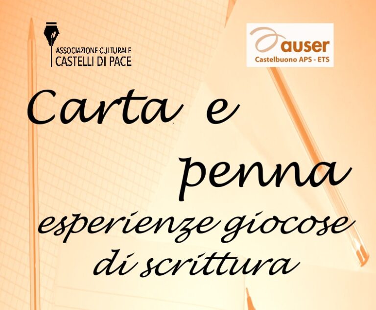Carta e penna, esperienze giocose di scrittura a Castelbuono