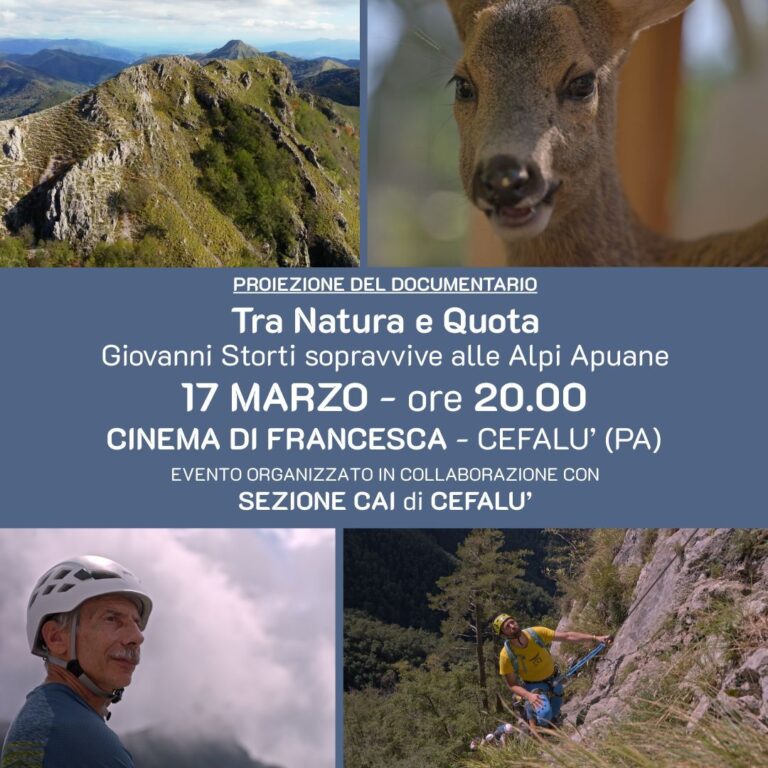 Cai Cefalù. Al Di Francesca documentario “Tra natura e quota”