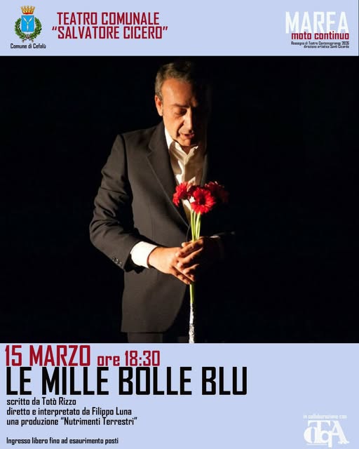 Cefalù – Teatro Cicero “Le mille bolle blu”