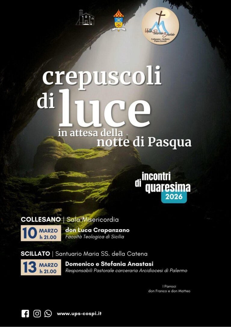 In attesa della Pasqua. “Crepuscoli di Luce”