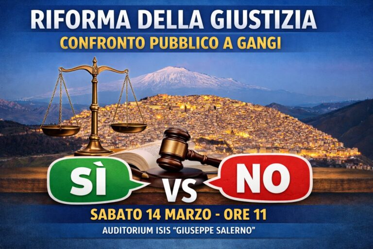 Il processo alla riforma – incontro sul referendum a Gangi