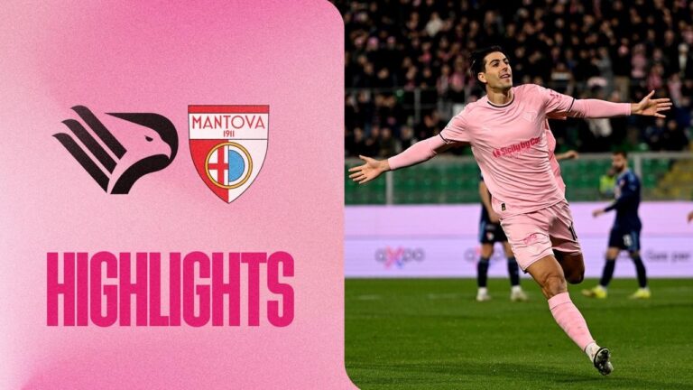 Il Palermo torna alla vittoria, 2-1 contro il Mantova