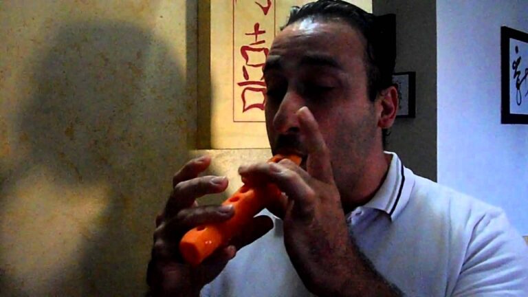 Il fiscaletto realizzato con una carota
