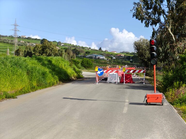 RIMANE APERTA LA STRADA PROVINCIALE 21 “CACCAMO–SCIARA”