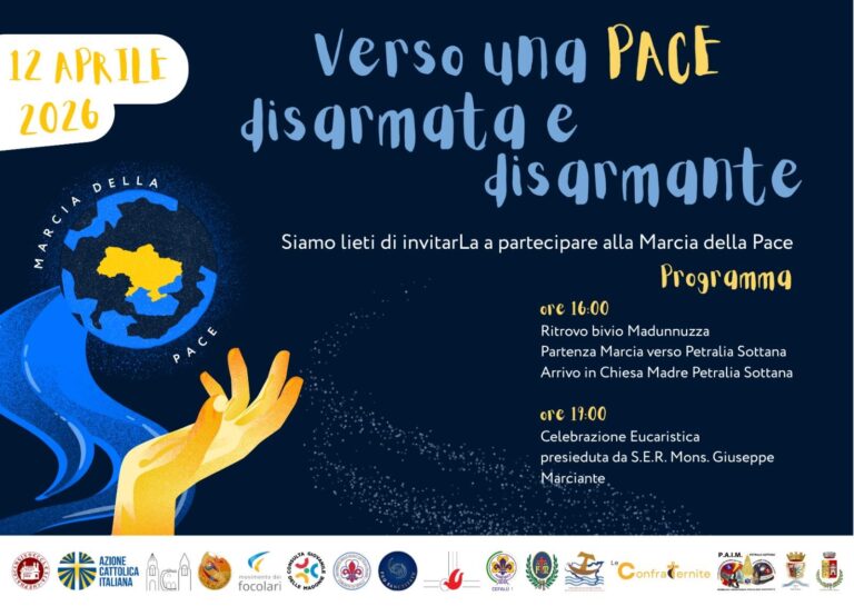 Verso una pace disarmata e disarmante”: domenica la Marcia della Pace sulle Madonie.Ci sarà anche il Vescovo