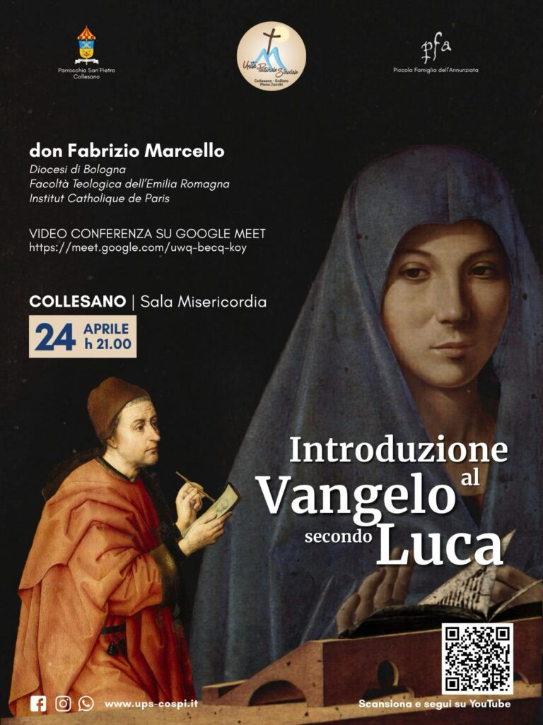Collesano. Introduzione al Vangelo di Luca