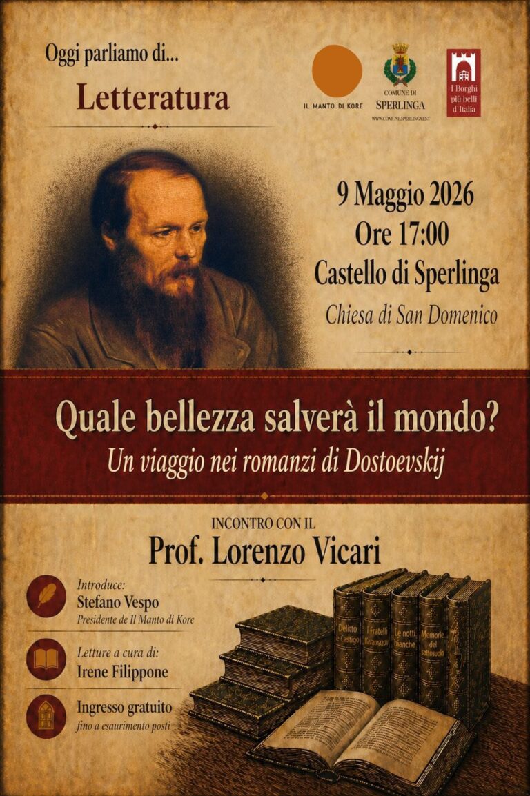 “Quale bellezza salverà il mondo?”: Dostoevskij protagonista al Castello di Sperlinga