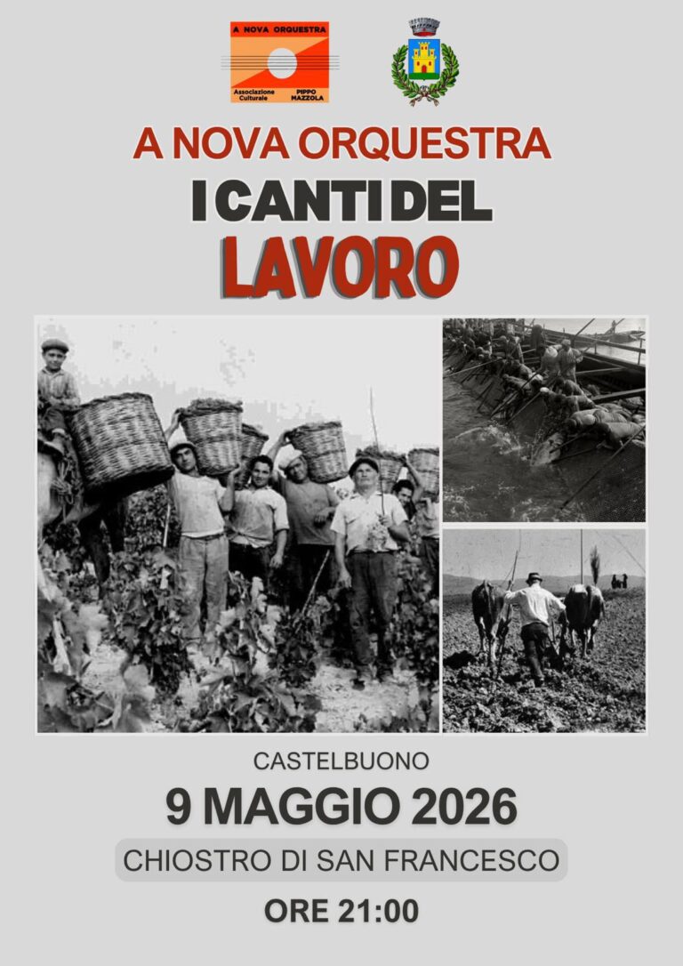 Castelbuono. A Nova Orquestra: Canti del lavoro