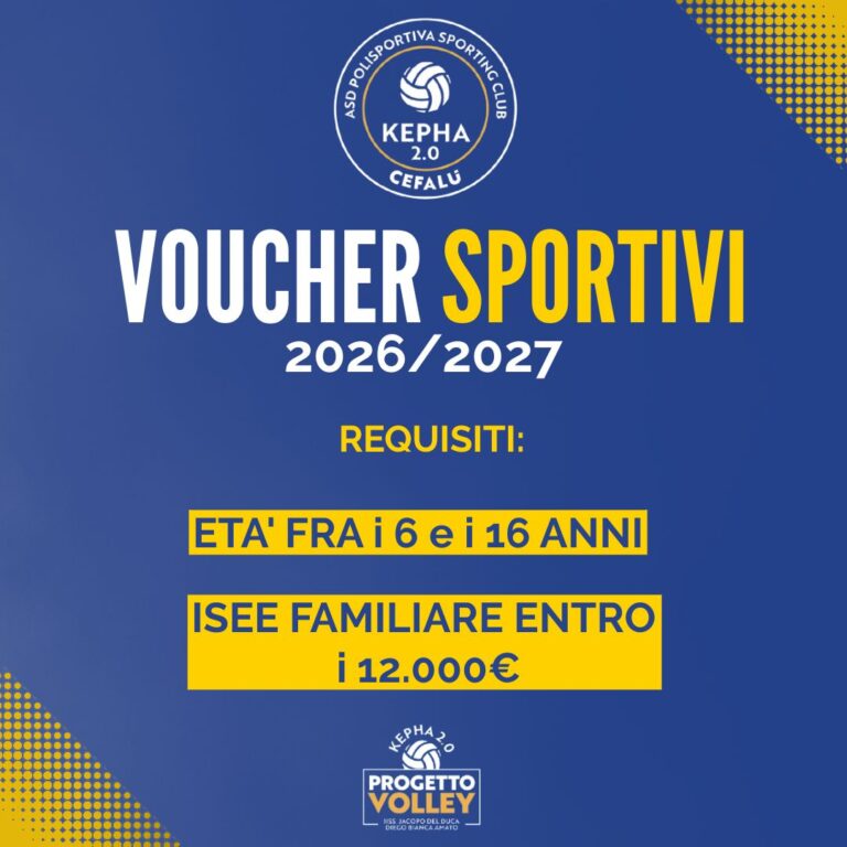 Kepha Volley: Voucher Sportivi 2026-2027