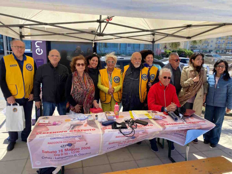 Dal Lions Club Cefalù, 500 paia di occhiali per i meno fortunati e Screening gratuiti