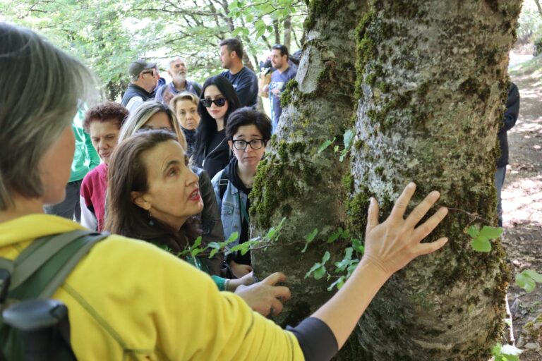 Il trekking per ciechi e ipovedenti di Riccardo Sabatino nel Parco delle Madonie