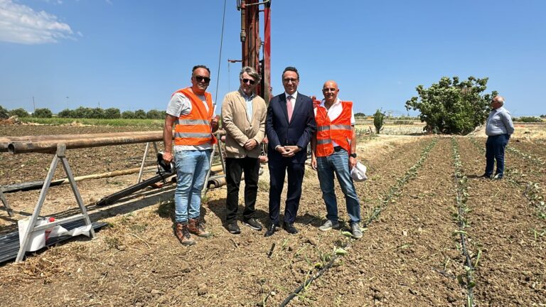 Interporto di Termini Imerese, sopralluogo di Aricò al cantiere del polo logistico