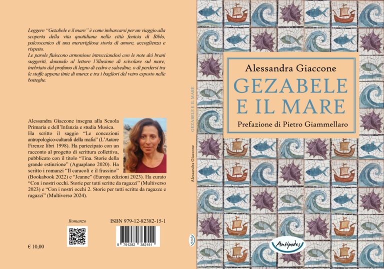 Libri: Gezabele e il mare, la palermitana Alessandra Giaccone racconta il Mediterraneo dei Fenici tra storia, musica e desiderio di libertà