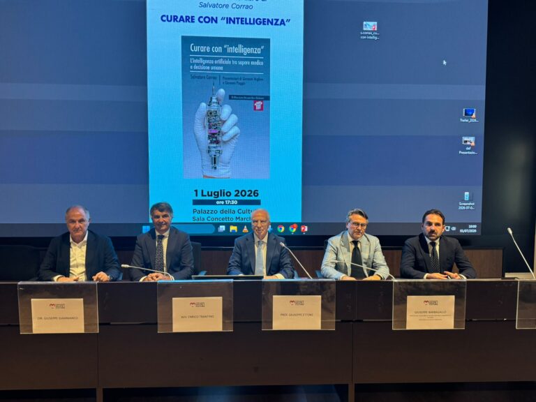 L’INTELLIGENZA ARTIFICIALE ENTRA IN MEDICINA: “LA TECNOLOGIA SUPPORTA IL MEDICO MA NON LO SOSTITUISCE”