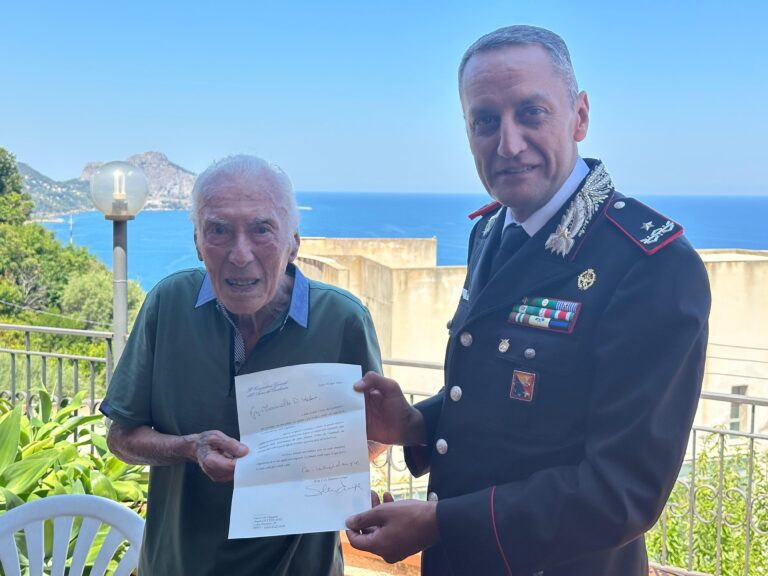 CEFALU’, L’ARMA FESTEGGIA i 101 ANNI DEL MARESCIALLO MAGGIORE ANGELO DI STEFANO
