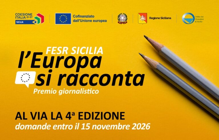 PREMIO GIORNALISTICO SULL’USO DEI FONDI UE IN SICILIA