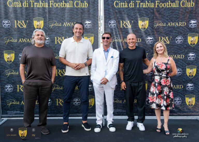 Cannavaro, Toni, De Marchi e Nuccio hanno inaugurato il “Trabia Football Club”