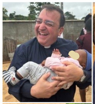 Don Giuseppe festeggia 25 anni di sacerdozio donando lettini ai piccoli dell’ospedale del CentrAfrica