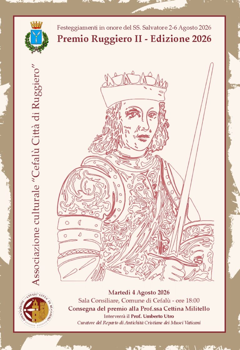 Cefalù. Premio Ruggiero II alla teologa Cettina Militello