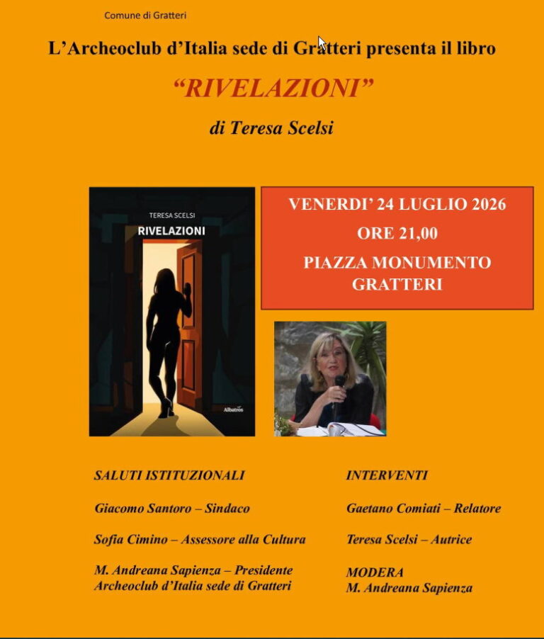 ArcheoClub Gratteri. “Rivelazioni” di Teresa Scelsi