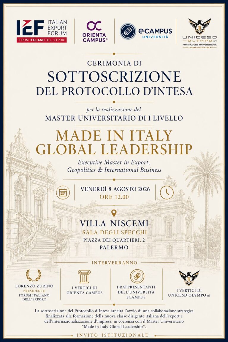 Made in Italy. Global leadership