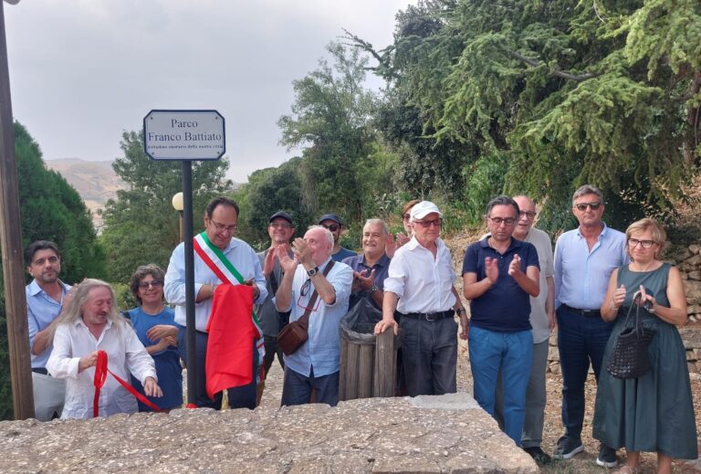 Gangi intitola il Parco Urbano a Franco Battiato