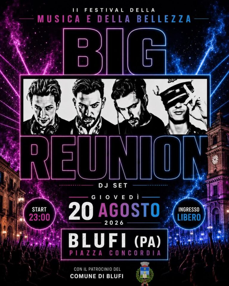La BIG REUNION a Blufi per il Festival della Musica e della Bellezza