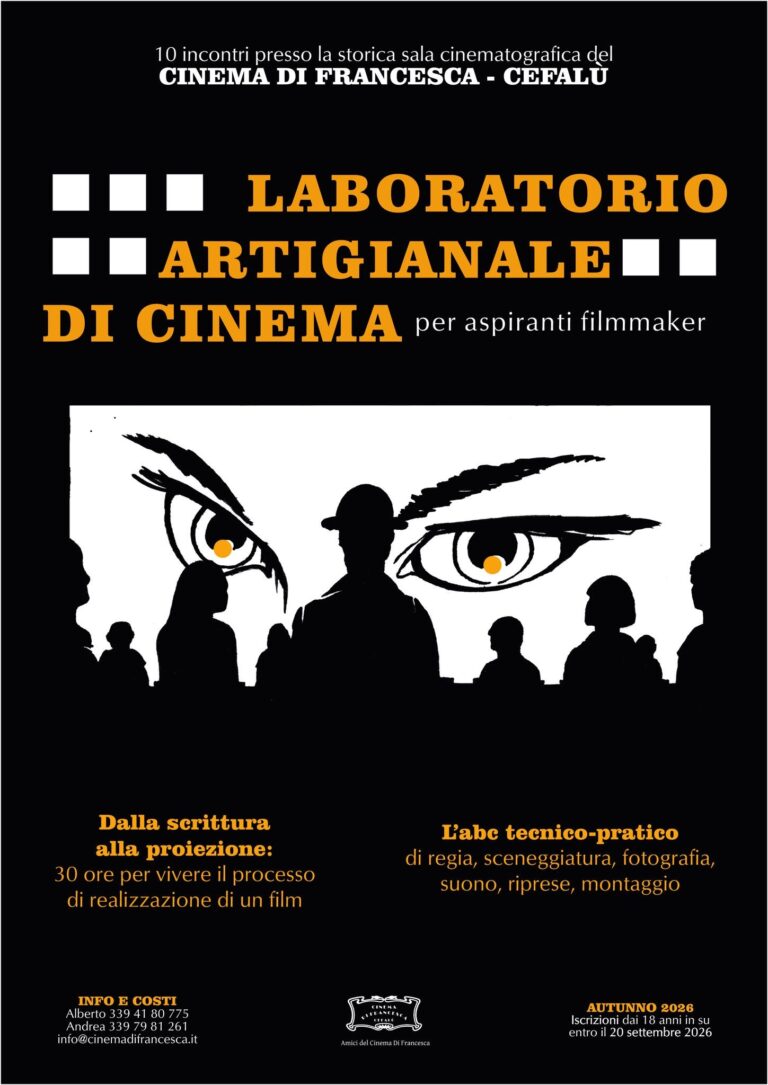 Cefalù, al Di Francesca  un laboratorio artigianale di Cinema