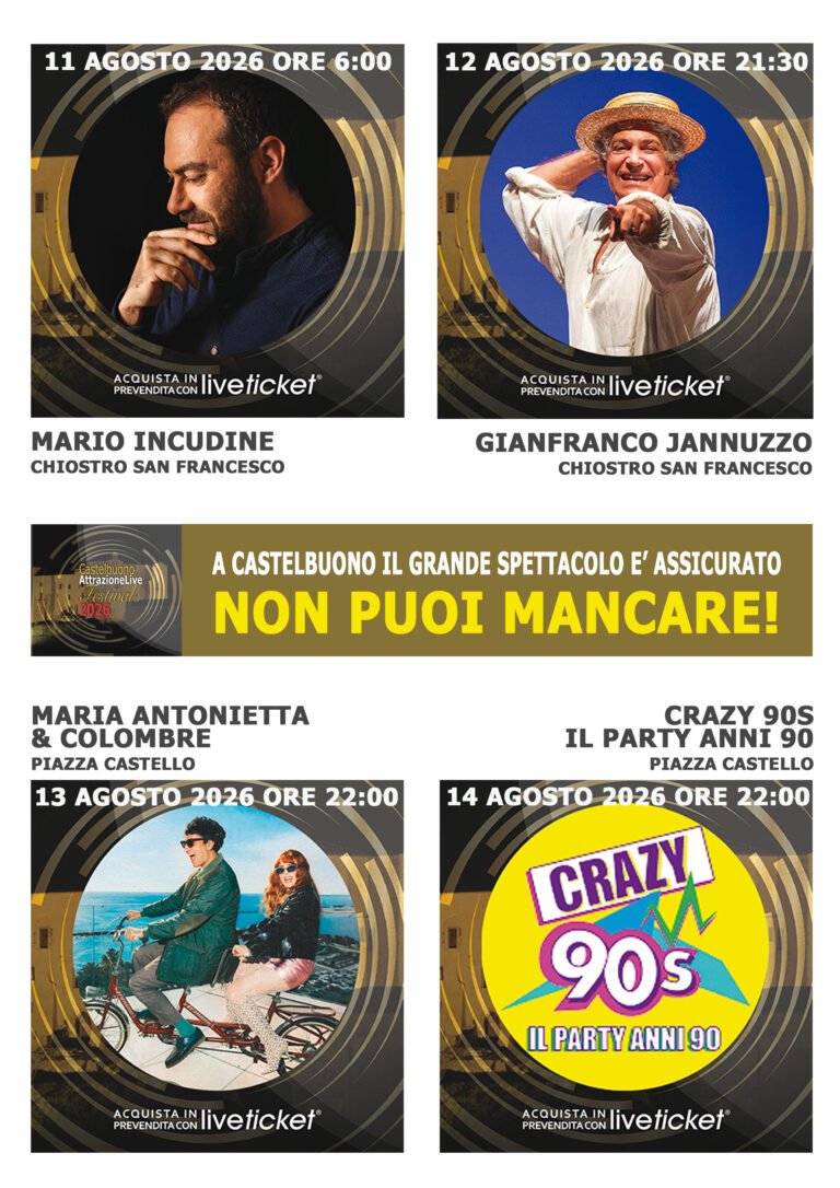 Castelbuono AttrazioneLive Festival,aperte le prevendite