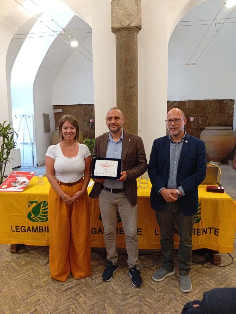 Animali in città 2026 :Blufi ritira il premio in Campidoglio