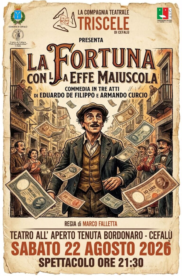 LA FORTUNA CON LA EFFE MAIUSCOLA in scena Cefalu’