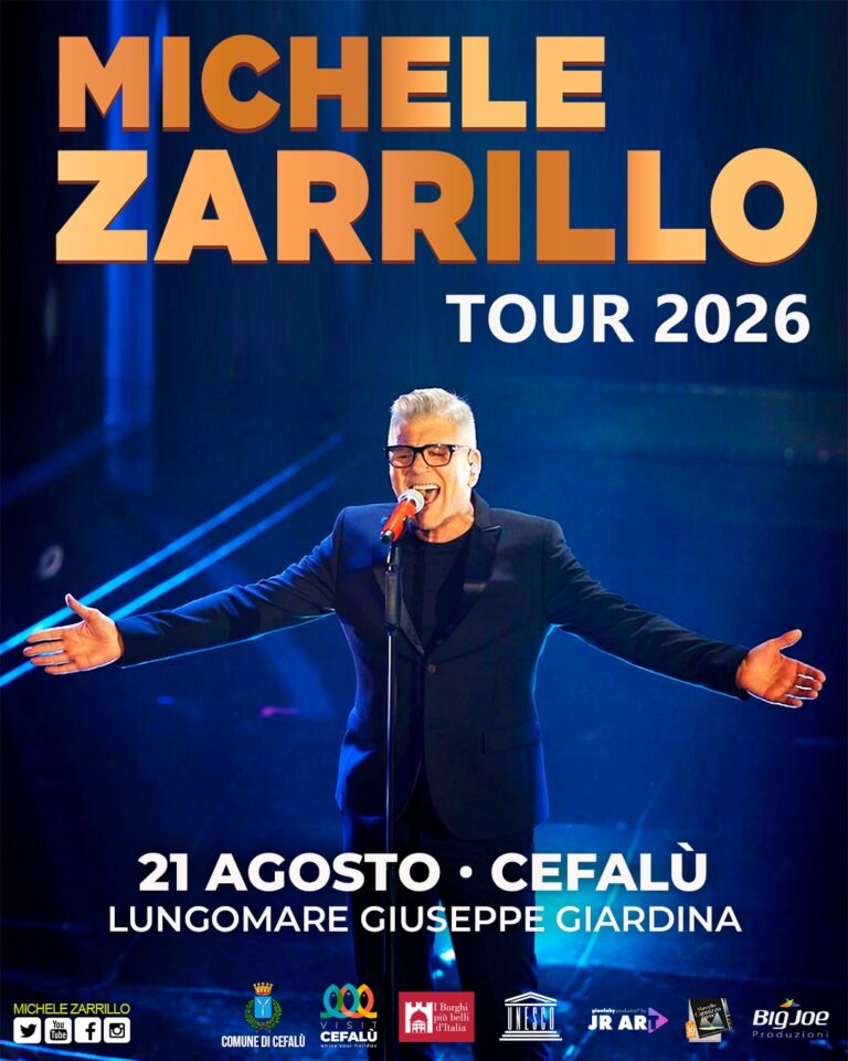 Michele Zarrillo in concerto a Cefalù il 21 agosto – ingresso libero