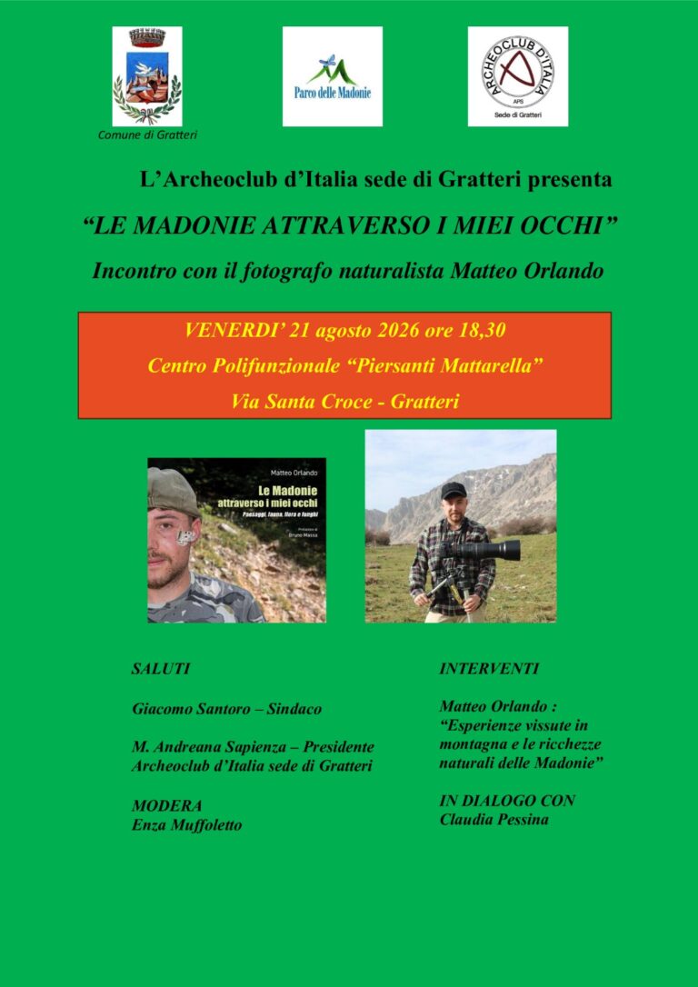 ArcheoClub Gratteri. Serata speciale