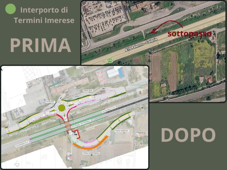 Interporto di Termini Imerese: al via il primo step per il sottopasso autostradale, con la consegna delle aree per l’avvio dei lavori