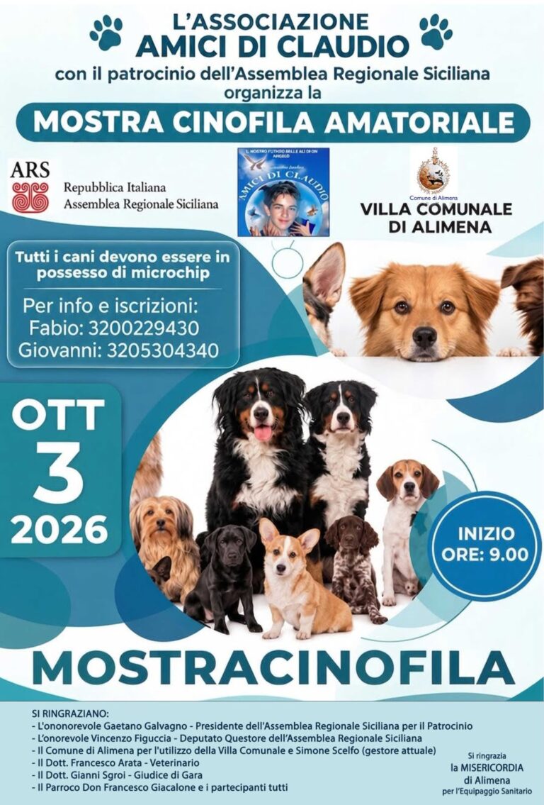 Alimena, gli amici di Claudio organizzano la v^ edizione della mostra cinofila amatoriale