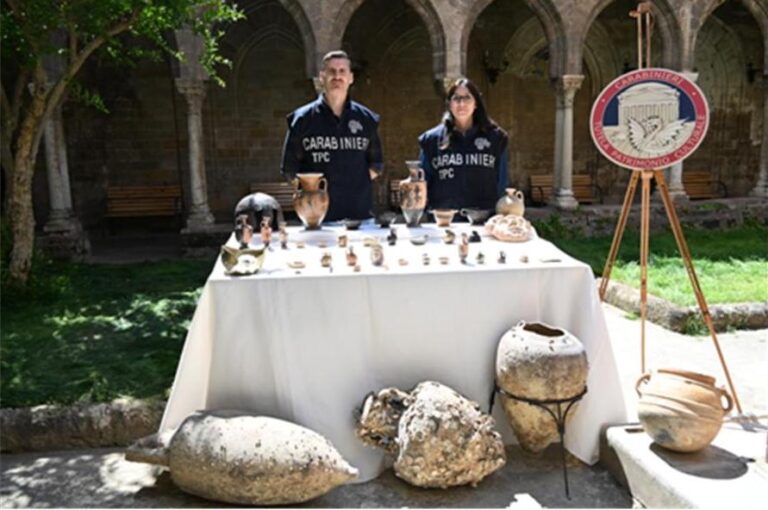 Beni artistici recuperati a Palermo, Scarpinato: «Plauso al costante lavoro dei carabinieri»