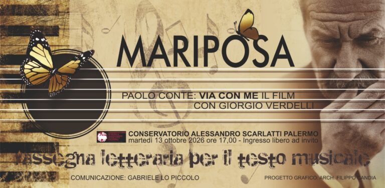 Torna il PREMIO MARIPOSA, la rassegna di musica d’autore