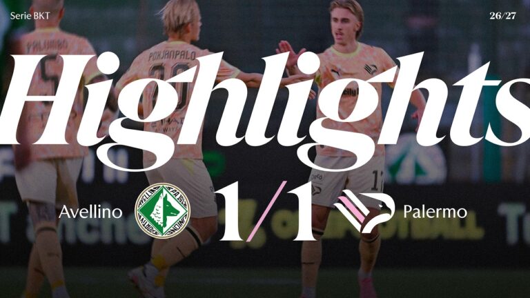 Il Palermo pareggia d Avellino 1-1,ma resta in testa alla classifica