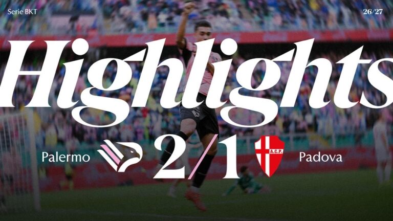 Il Palermo vince in rimonta contro il Padova,2-1
